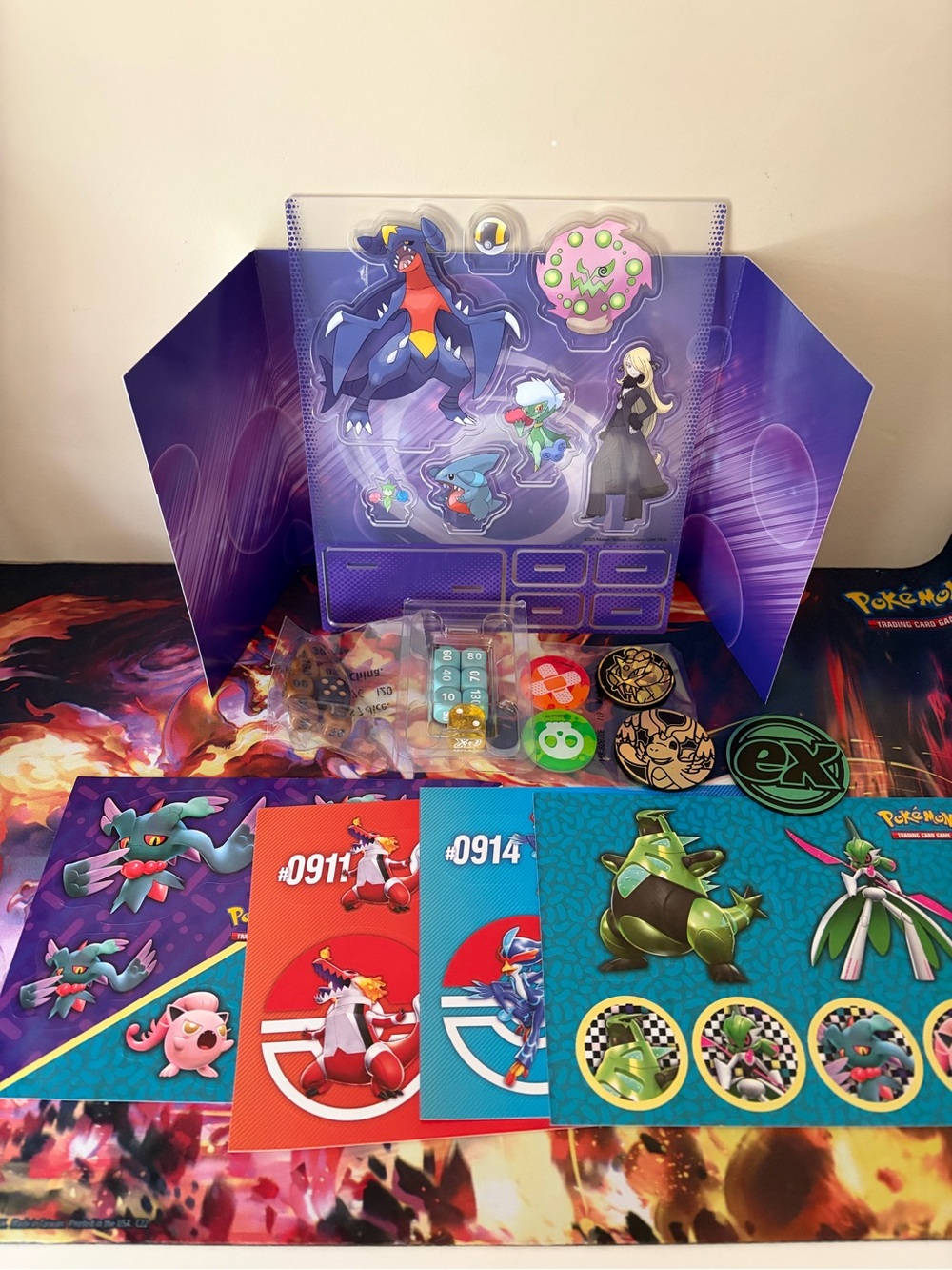 Pokemon Accessories: Figures, Dice, Sitckers, & Coins